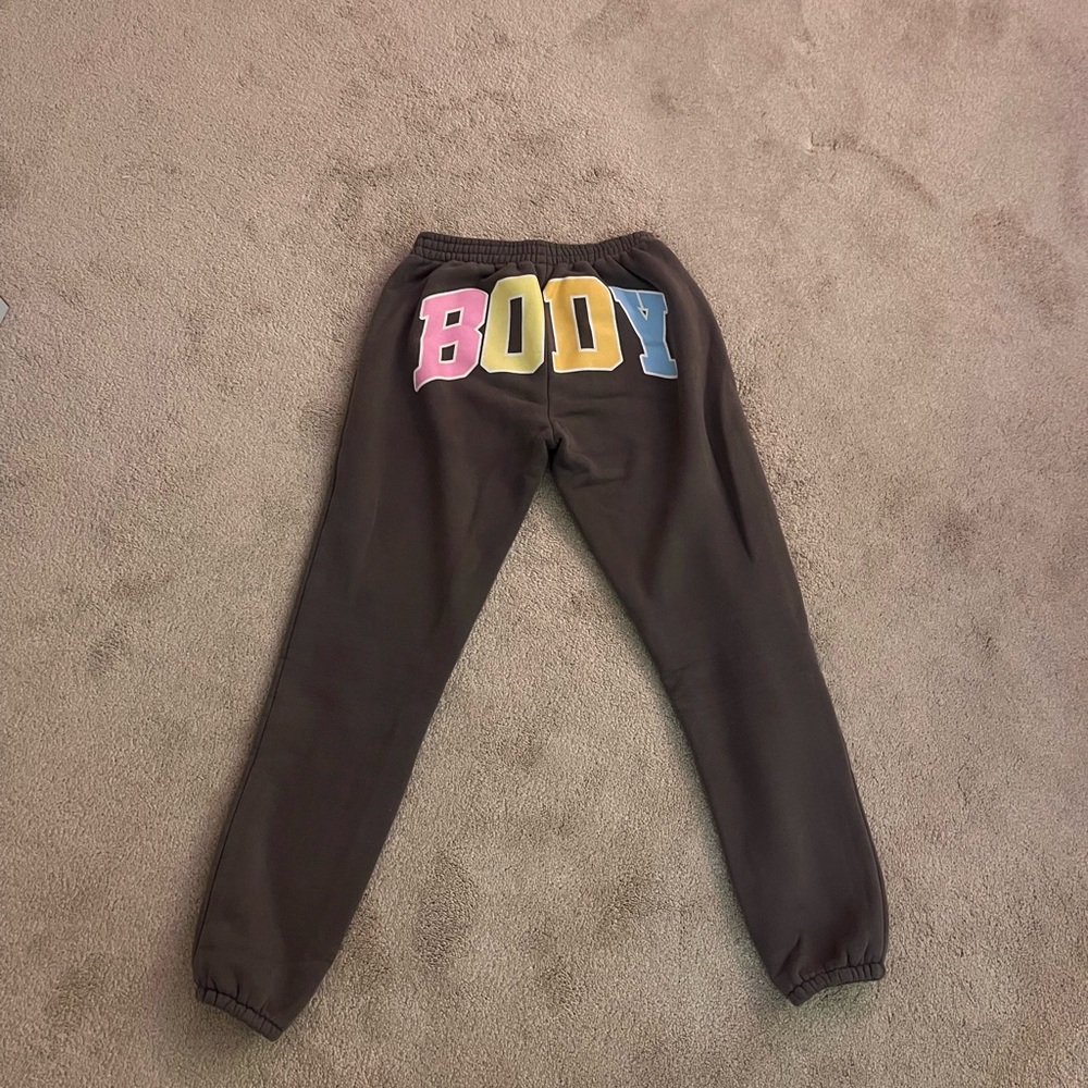 Kids Multicolor Lettered Sweatpants
